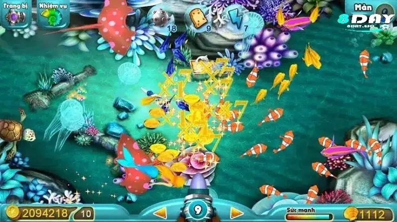 Các Loại Cá Nổi Bật Trong Bắn Cá RS8